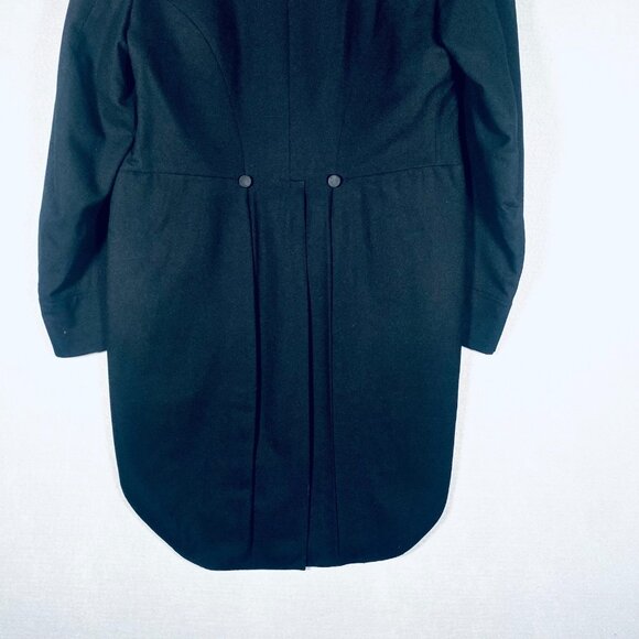 Vintage Brooks Brothers Jacket Mens 40 Black Wool Double Breasted Coat Circus - Picture 8 of 14